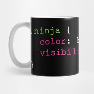 ninja with a color Mug